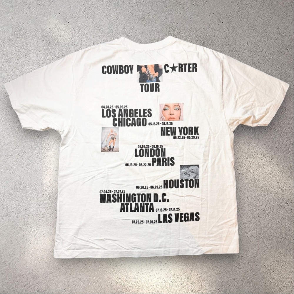 Cowboy Carter Tour Graphic Tee - White